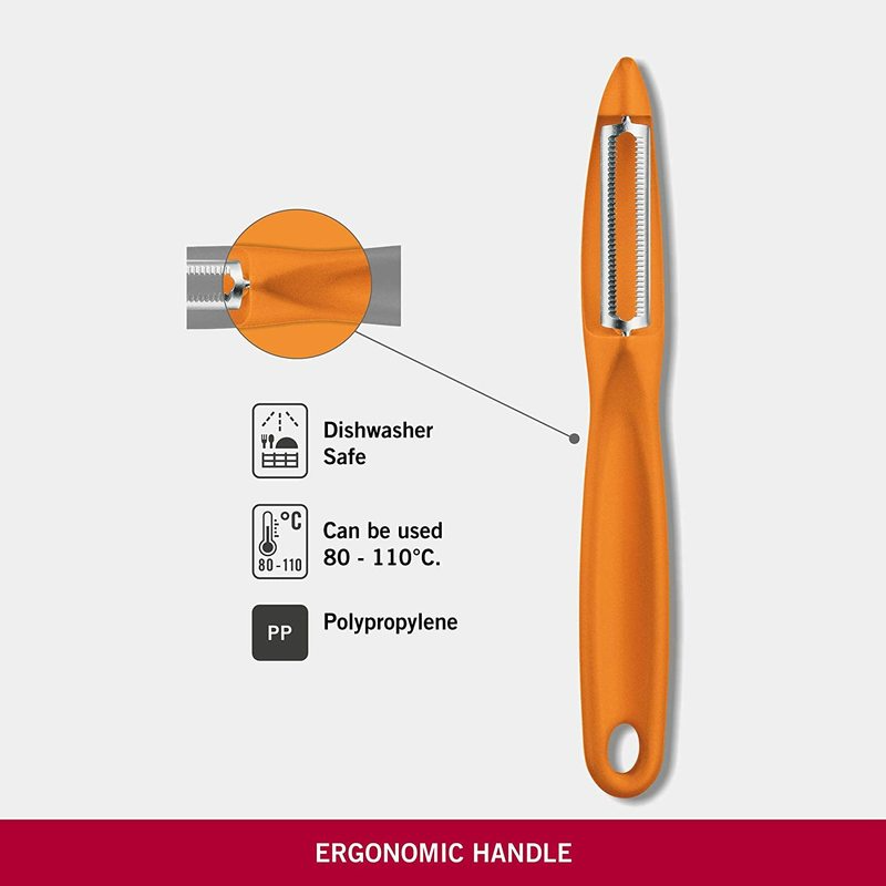 Victorinox Universal Peeler Serrated Double Edge Orange 