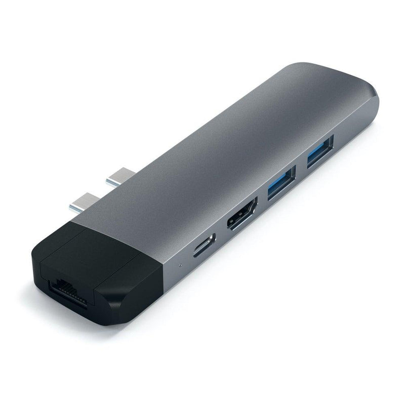 SATECHI Satechi Usb C Pro Hub With Ethernet And 4k Hdmi Space Grey 