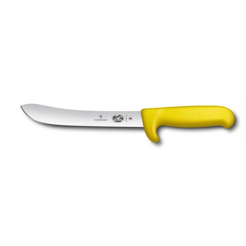 Victorinox Butchers Knife 18cm Safety Nose Heavy Stiff Blade Fibrox 