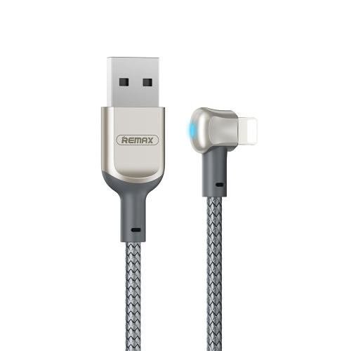Remax Sury Leyo Series 1.2M 2.4A Usb To 8 Pin Data Cable Silver 