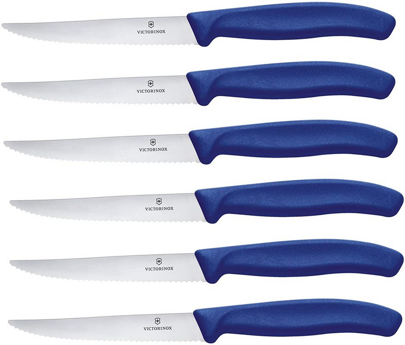 Victorinox Professional Classic Steak Knife Pointed Blue 