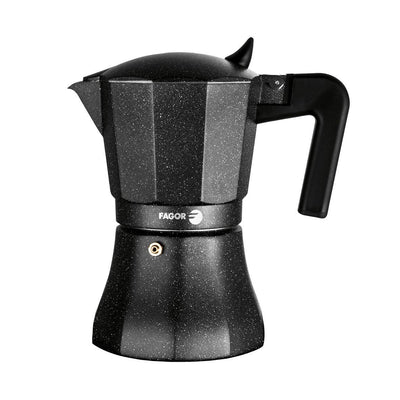 FAGOR Fagor Tiramisu 6 Cup Aluminium Espresso Maker Charcoal #1532 - happyinmart.com.au