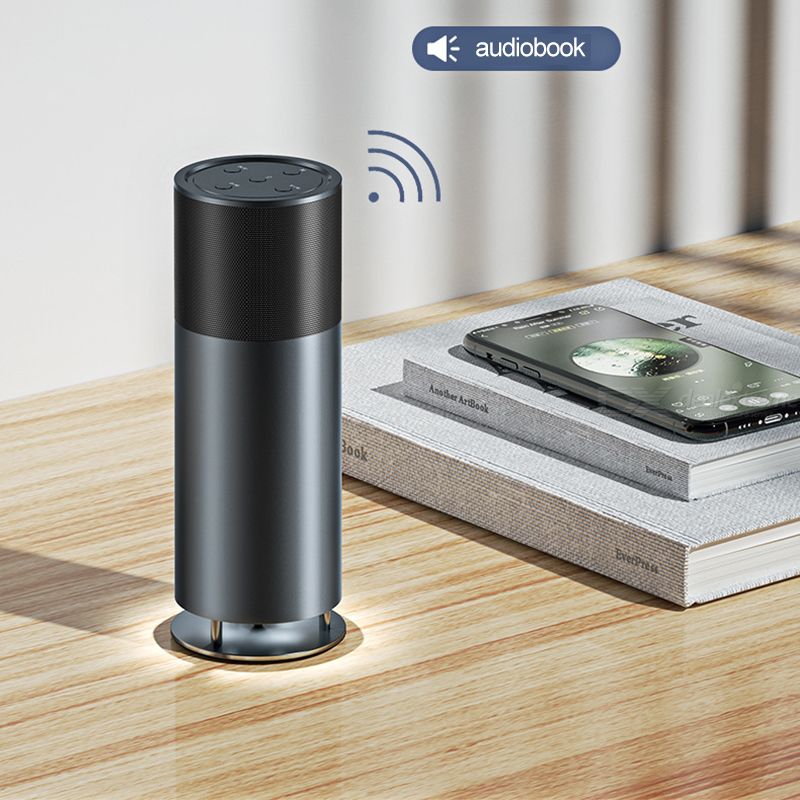 Remax Desktop Bluetooth Speaker Subwoofer Bass Speaker Ambient Desk Lamps Support Tft Card Aux 360 Surround Sound Black 