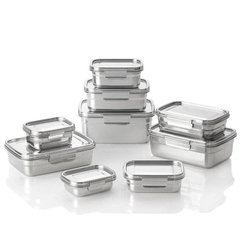 AVANTI Avanti Dry Cell Container Lunch Box Silver 