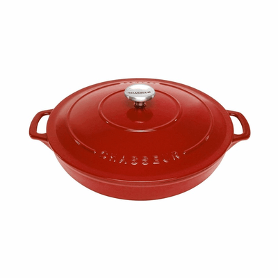CHASSEUR Chasseur Round Casserole Federation Red #19636 - happyinmart.com.au