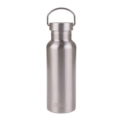 OASIS Oasis All Stainless Steel Double Wall Insulated Drink Bottle Silver #8871S - happyinmart.com.au