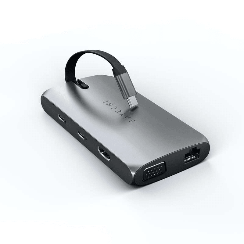 SATECHI Satechi Usb C On The Go Multiport Adapter Space Grey 