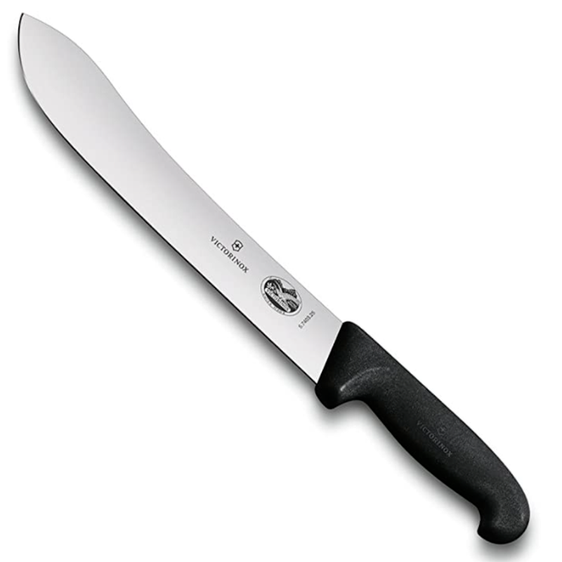 Victorinox Butchers Knife 36cm Wide Tip Blade Fibrox Black 
