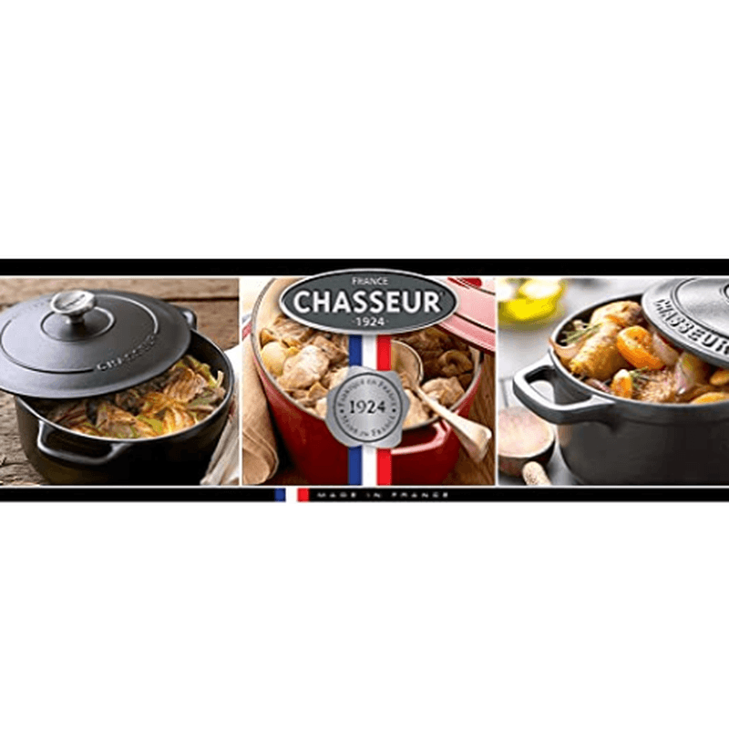 CHASSEUR Chasseur Round Casserole Caviar 