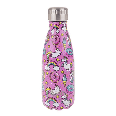 OASIS Oasis Stainless Steel Double Wall Insulated Drink Bottle Unicorns #8877UN - happyinmart.com.au