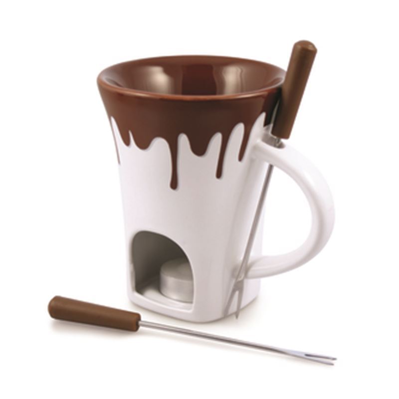 Swissmar Nostalgia 4 Pieces Chocolate Fondue Mug Set 