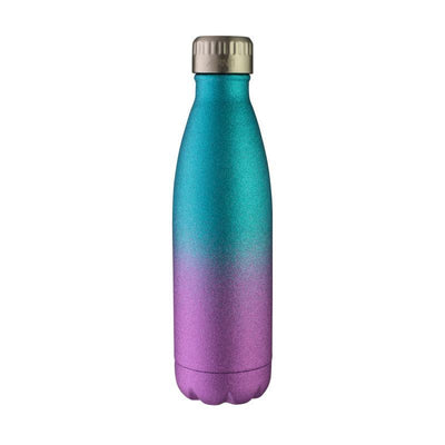 AVANTI Avanti Fluid Vacuum Bottle 500ml Glitter Purple And Aqua #12028 - happyinmart.com.au