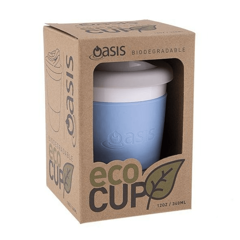OASIS Oasis Biodegradable Eco Cup 12oz Powder Blue 