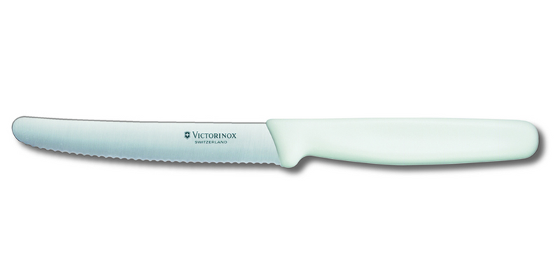 Victorinx Steak Knife Wavy Edge White 