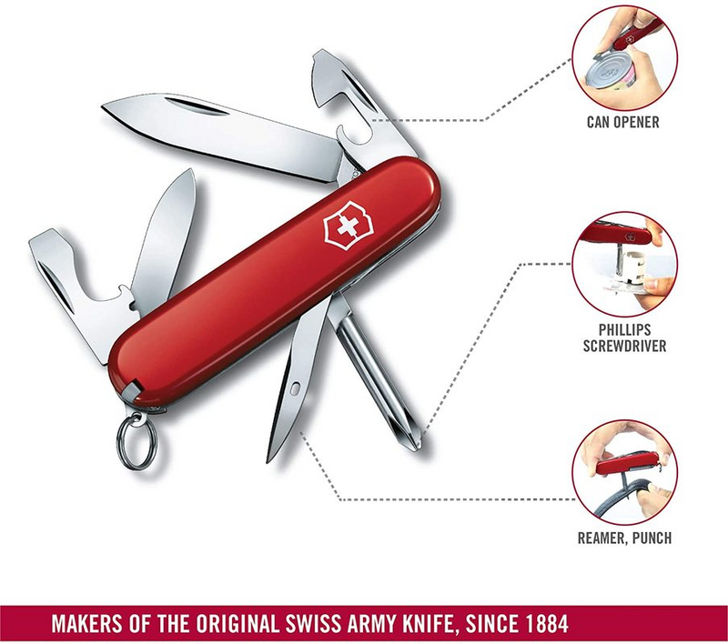 Victorinox Tinker Pocket Swiss Army Knife Red 