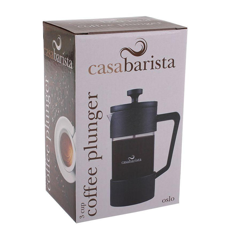 CASABARISTA Casabarista Oslo Coffee Plunger 3 Cup Black 