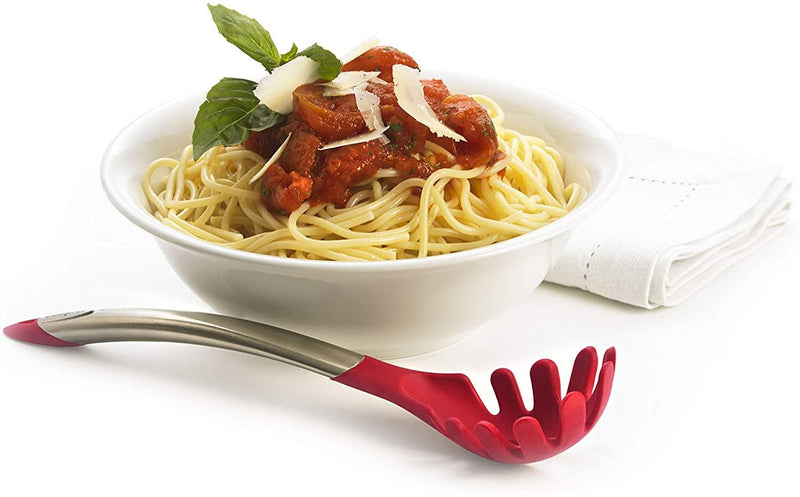 CUISIPRO Cuisipro Silicone Spaghetti Server Red Stainless Steel 
