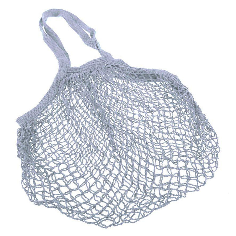 SACHI Sachi Cotton String Bag Long Handle Sky Blue 