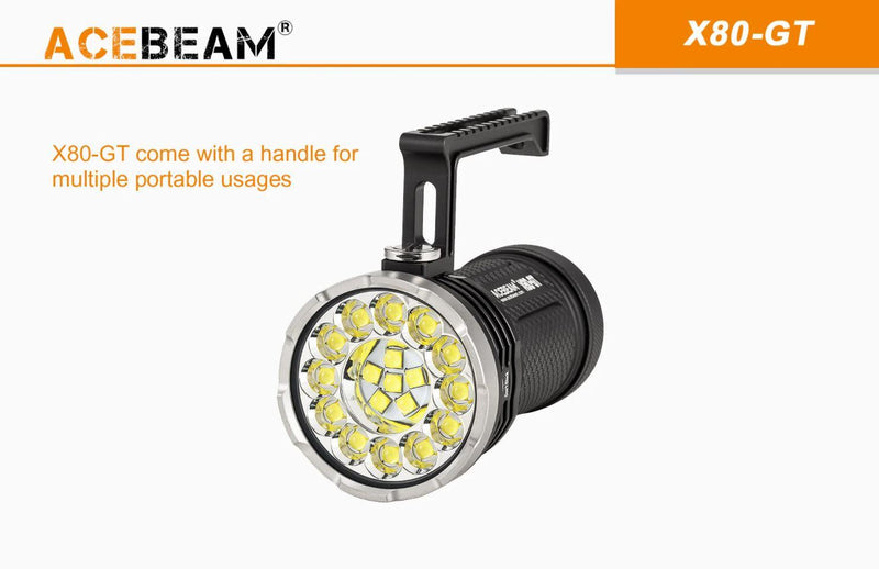ACEBEAM Acebeam 32500 Lumen Waterproof Led Flashlight 