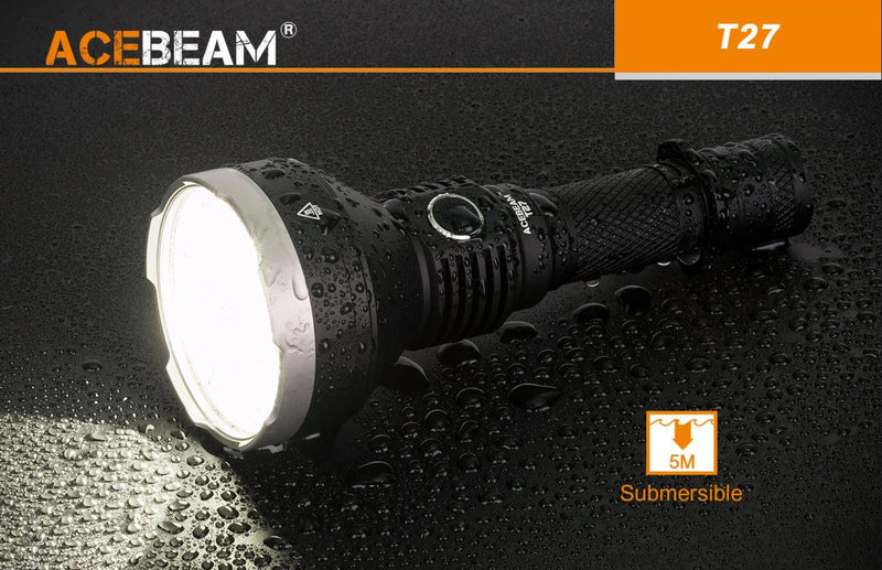 ACEBEAM Acebeam 2500 Lumen Rechargeable Led Flashlight Torch W Versatile Light 