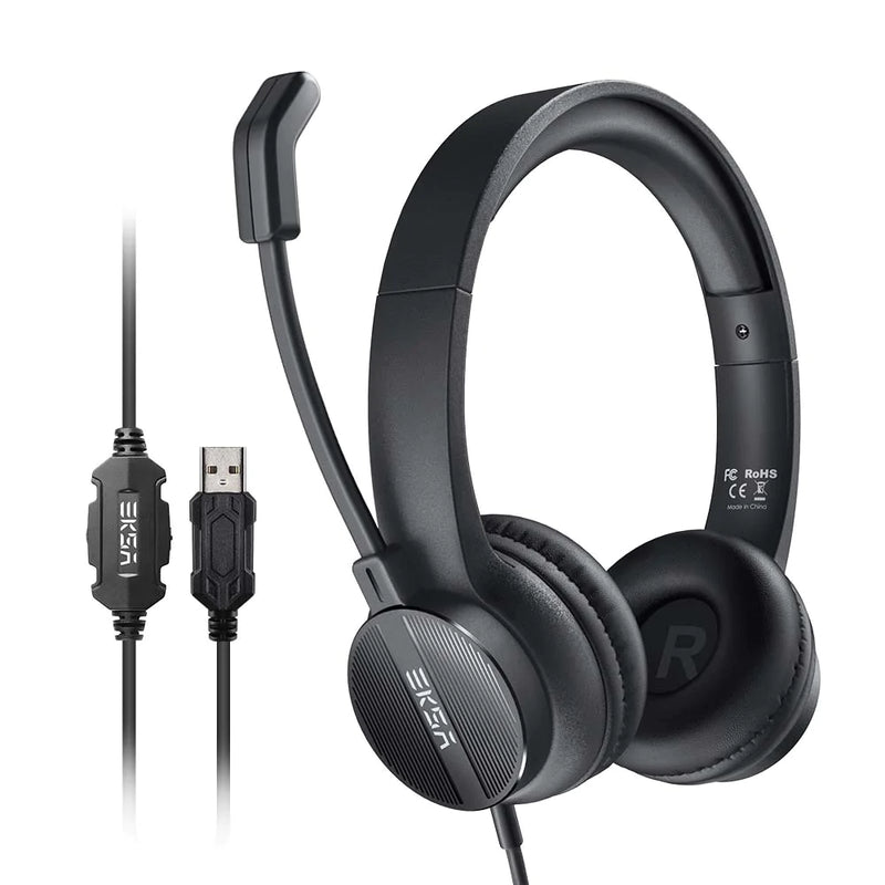 Eksa H12e Environmental Noise Cancelling Headset - Gaming W Microphone 