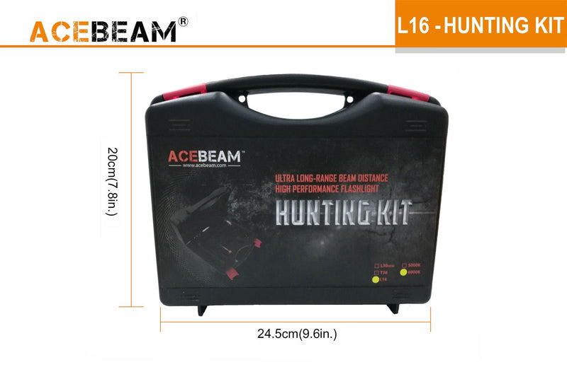 ACEBEAM Acebeam 2000 Lumen Rechargeable Outdoor Flashlight Kit 