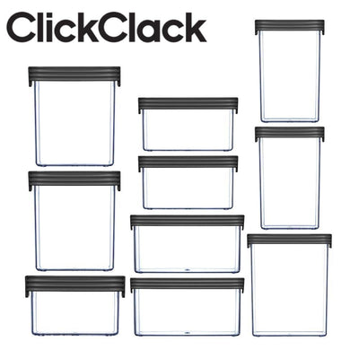 CLICKCLACK Clickclack 10 Pieces Basic Grey Set #23399 - happyinmart.com.au