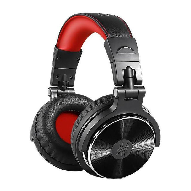 OneOdio OneOdio Pro 10 Wired Studio DJ Headphones - Black/Red - happyinmart.com.au