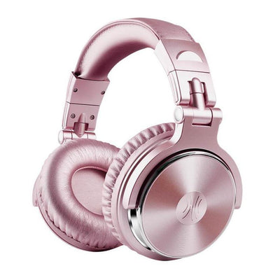 OneOdio OneOdio Pro 10 Wired Studio DJ Headphones - Metallic Pink - happyinmart.com.au