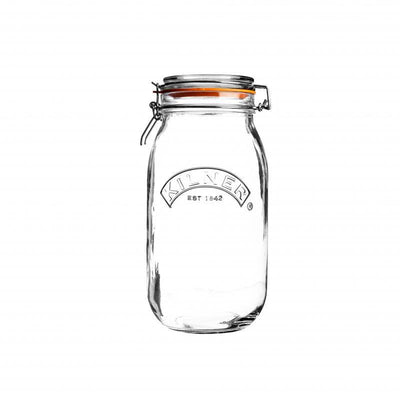 KILNER Kilner Round Clip Top Jar Clear Glass #01639 - happyinmart.com.au
