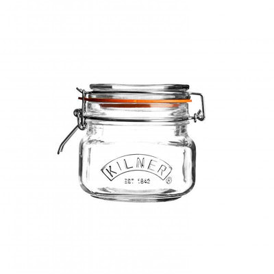KILNER Kilner Square Clip Top Jar Glass #01652 - happyinmart.com.au