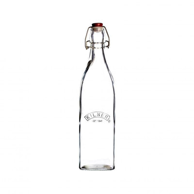 KILNER Kilner Square Clip Top Bottle Glass #01688 - happyinmart.com.au
