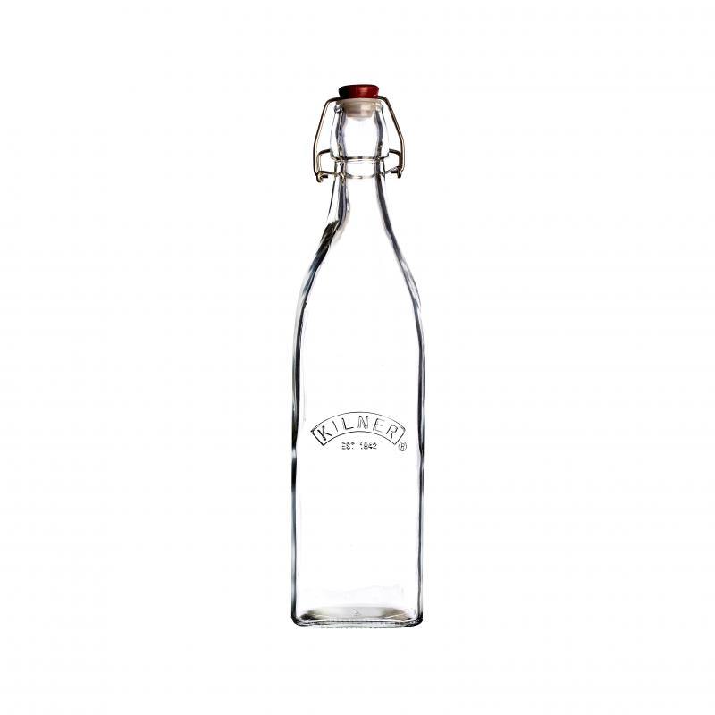 KILNER Kilner Square Clip Top Bottle Glass 
