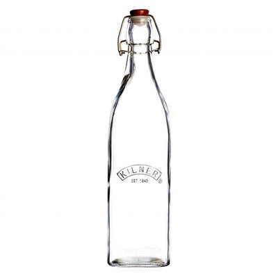 KILNER Kilner Square Clip Top Bottle Glass #01689 - happyinmart.com.au