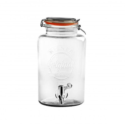 KILNER Kilner Round Storage Jar Dispensing Tap Glass #01716 - happyinmart.com.au