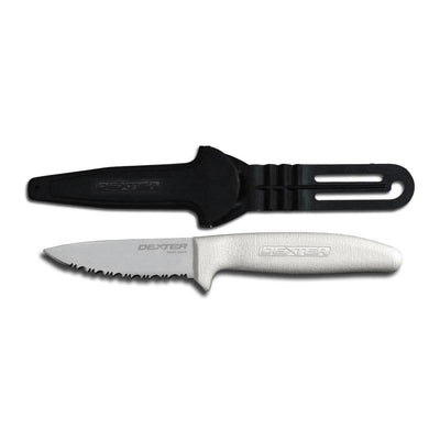 DEXTER-RUS Dexter Russell Sani Safe 3 Utility Net Knife With Sheath 9cm #02467 - happyinmart.com.au