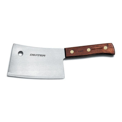 DEXTER-RUS Dexter Russell Traditional High Carbon Steel Cleaver Knife 18cm #02527 - happyinmart.com.au