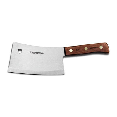 DEXTER-RUS Dexter Russell Traditional Stainless Heavy Duty Cleaver Knife 20cm #02528 - happyinmart.com.au