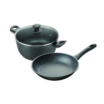 PYROLUX Pyrolux 2pc Frypan And Casserole Cookware Set #11822 - happyinmart.com.au