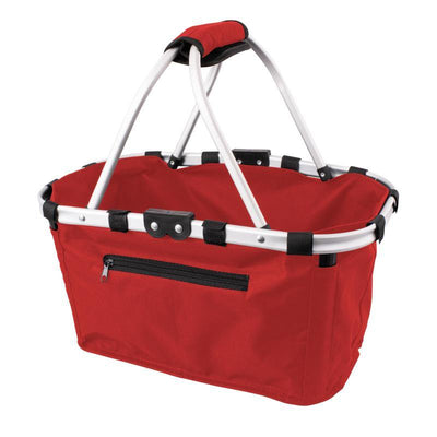 KARLSTERT Karlstert Two Handle Foldable Carry Basket Red #14161 - happyinmart.com.au