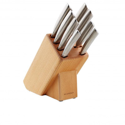 SCANPAN Scanpan Classic 9 Pieces Stainless Steel Knife Block Set #18383 - happyinmart.com.au