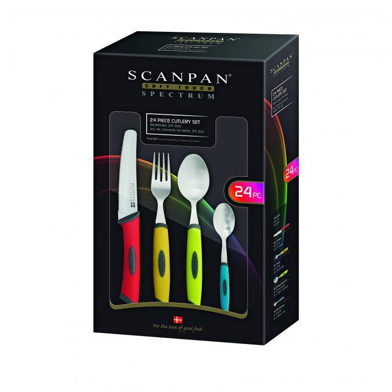 SCANPAN Scanpan Spectrum Cutlery Set 24 Pieces 