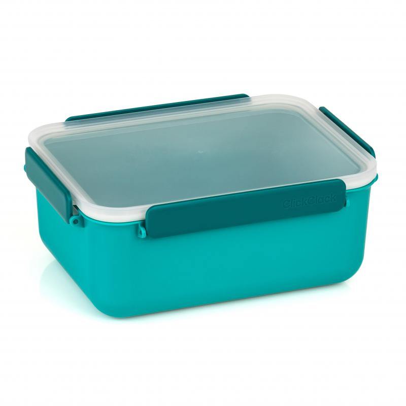 CLICKCLACK Clickclack Daily Food Storage Container 2700ml Teal 