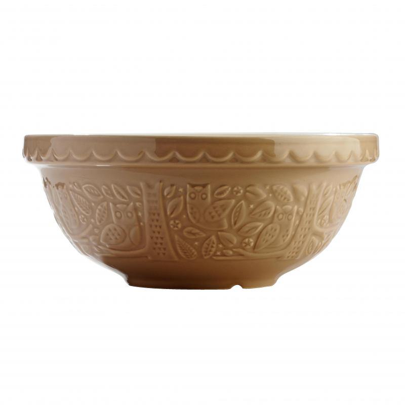 MASON CASH Mason Cash In The Forest Owl Stone Mixing Bowl 
