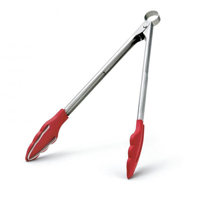 CUISIPRO Cuisipro Tongs With Teeth Silicone Red #38820 - happyinmart.com.au