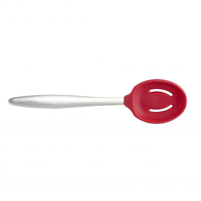 CUISIPRO Cuisipro Mini Slotted Spoon Red Stainless Steel #38966 - happyinmart.com.au