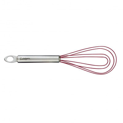 CUISIPRO Cuisipro Flat Whisk 20cm 8 Inches Red Stainless Steel #39043 - happyinmart.com.au