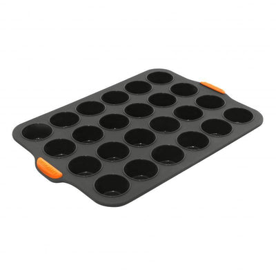 BAKEMASTER Bakemaster Silicone 24 Cup Mini Muffin Pan Grey #40129 - happyinmart.com.au