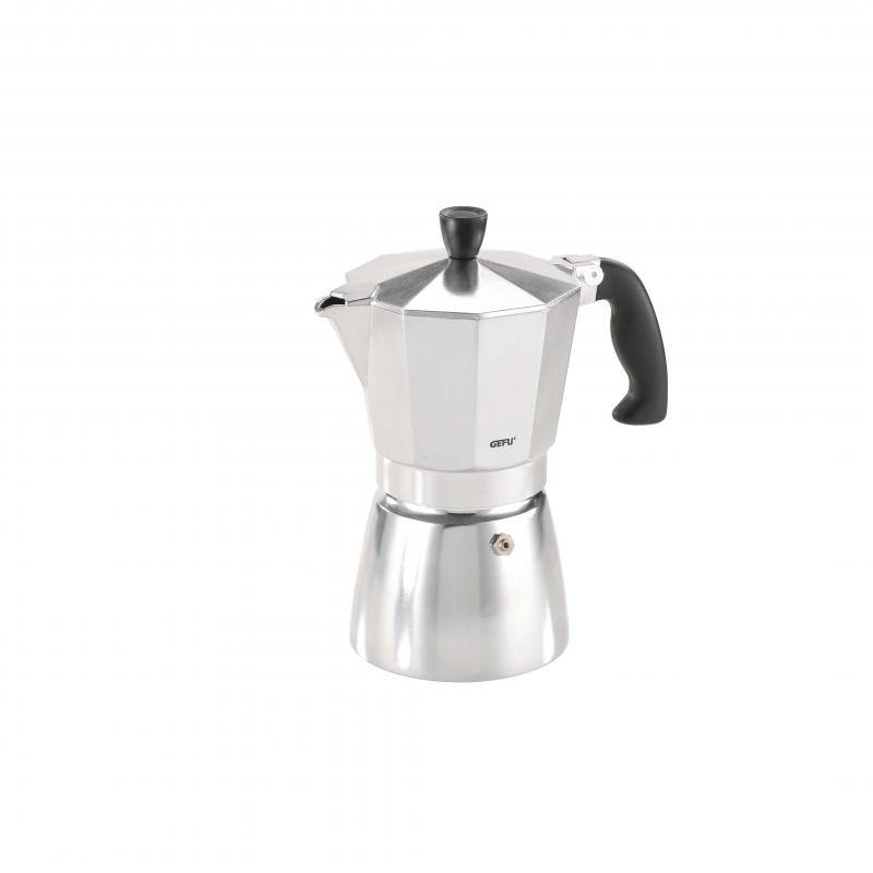 GEFU Gefu Lucino Espresso Maker 6 Cups Aluminium 
