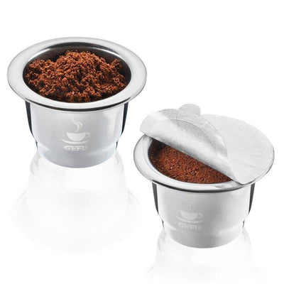 GEFU Gefu Conscio Coffee Capsule 2 Pieces Stainless Steel #44335 - happyinmart.com.au